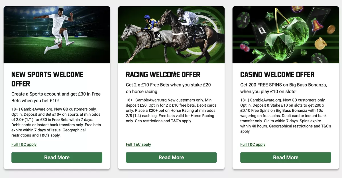 Unibet-bonuser